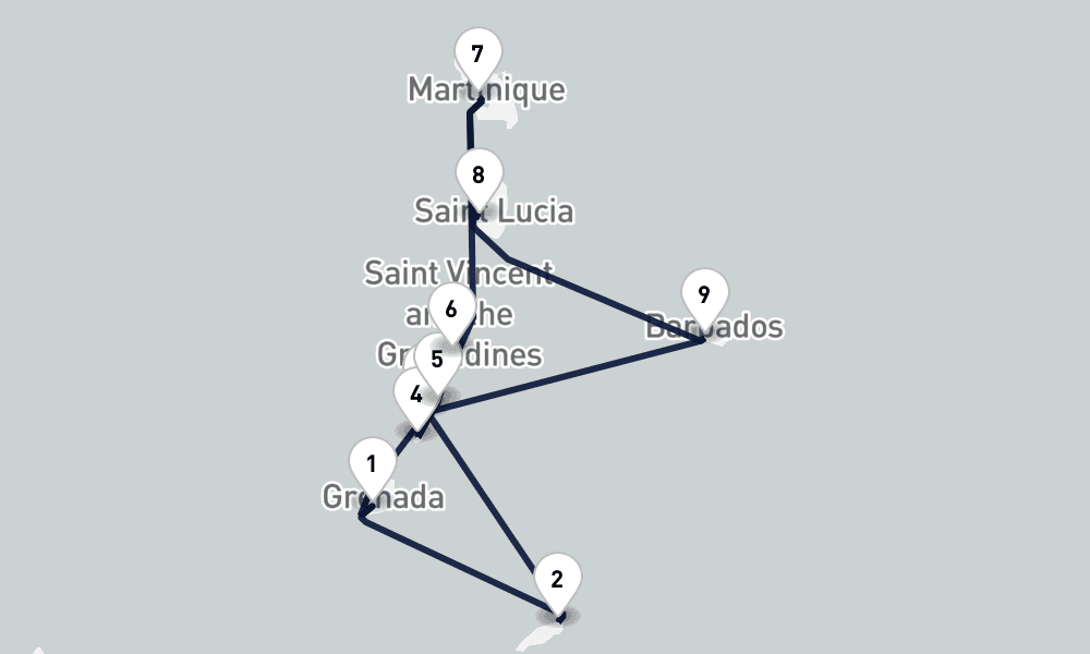 11 nights / 12 days, St Georges Round trip