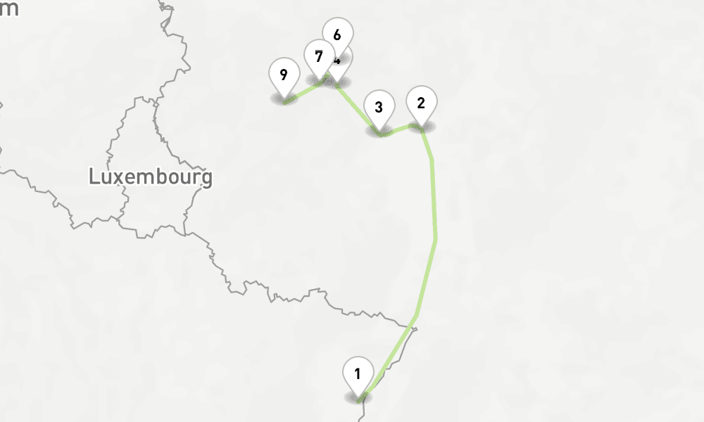 4 nights / 5 days, one-way from Strasbourg to Cochem