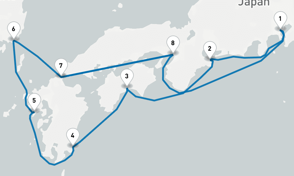 季節で巡る西日本と韓国 10日間 A 10日間