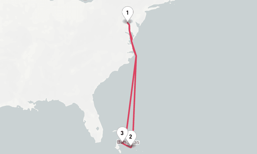 7 nights / 8 days, Baltimore (Maryland) Round trip