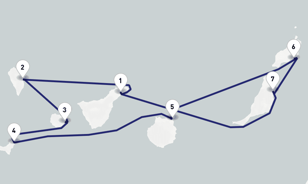 10 nights / 11 days, Santa Cruz de Tenerife (Canary Islands) Round trip