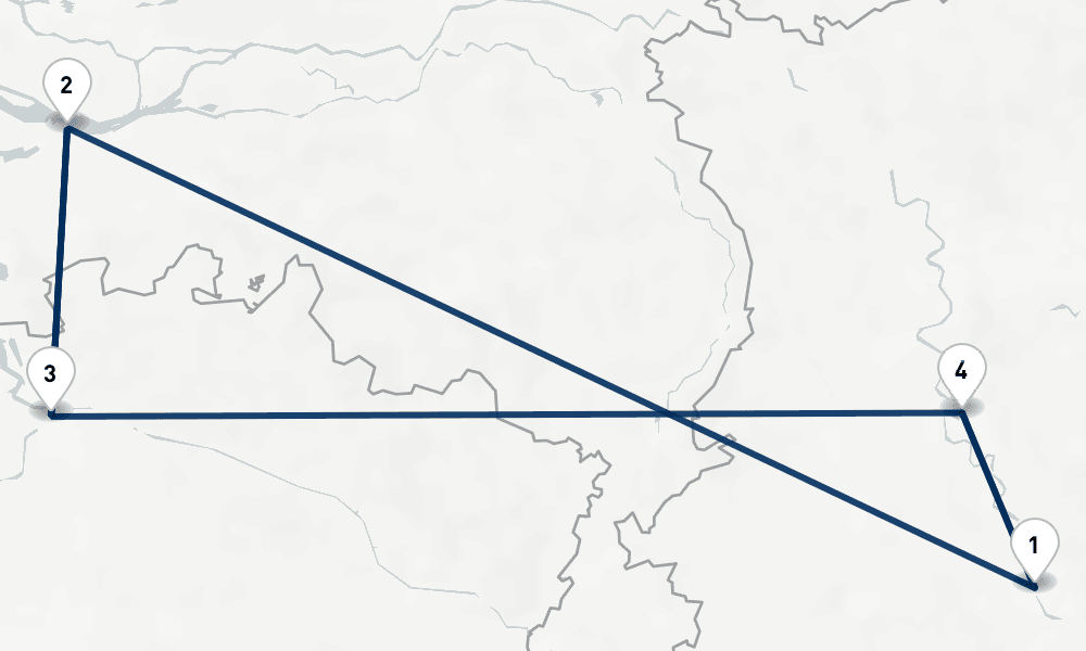 5 nights / 6 days, Cologne Round trip