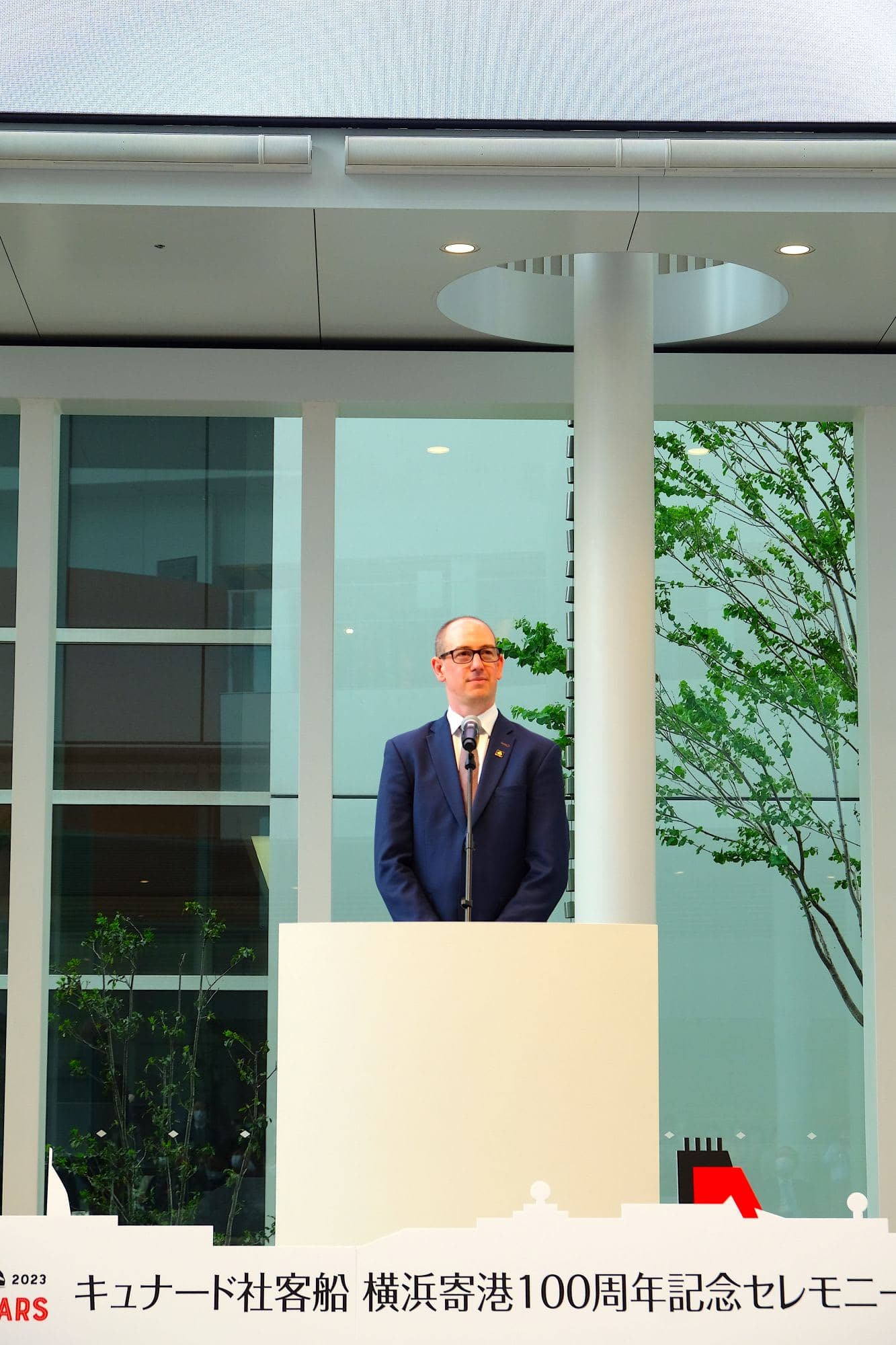 【ニュース】横浜寄港100周年セレモニー、クイーン・エリザベスが約4年ぶりに日本発着クルーズ再開