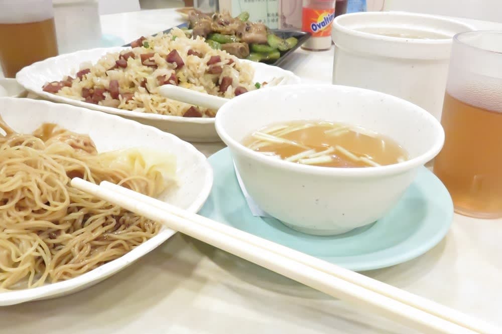 香港食文化の中心・茶餐庁で夜ごはん＠潤記粥面茶餐庁～フライ＆クルーズで香港発着ボイジャー・オブザシーズ乗船記ー2019.8月・本編2-9