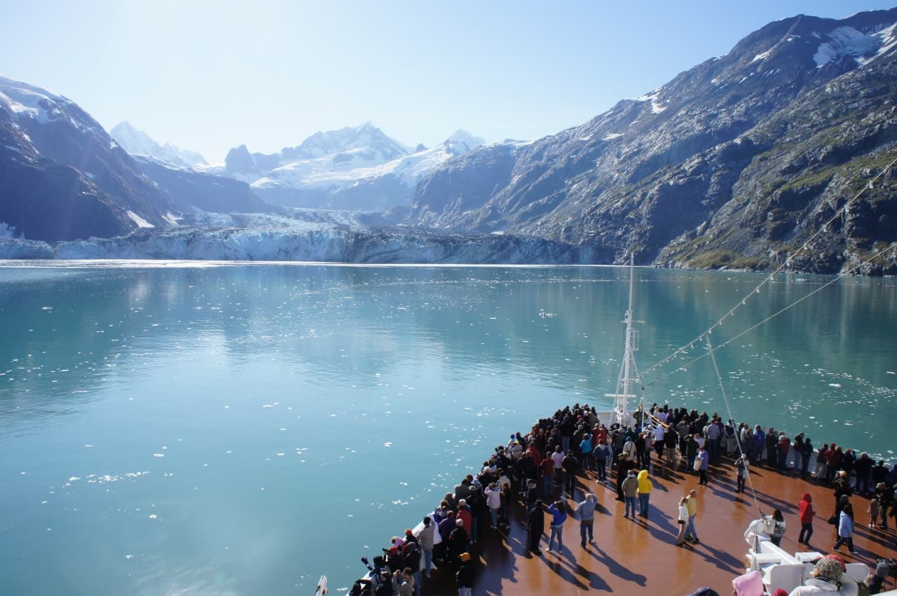 ホーランドアメリカ　オーステルダム号　アラスカクルーズ～3日目～グレーシャーベイ国立公園