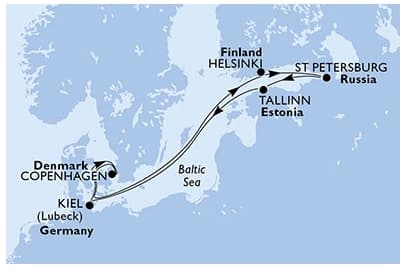 2019年GWクルーズ選び（５）MSCメラビリアのバルト海周遊
