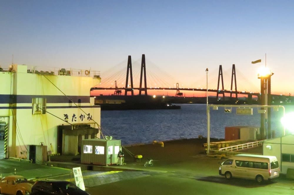 名古屋フェリーターミナルへの移動はギリギリ。《さようなら。。。太平洋フェリーきたかみー2019.1.12～14》その⑬