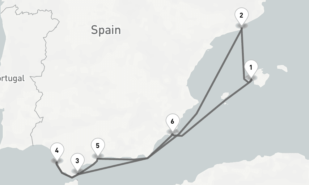 8 days, round-trip - Faszination Mittelmeer - AbBis Palma 9日間
