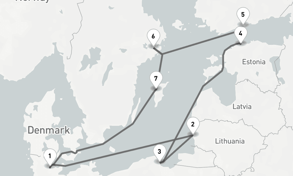 10 days, round-trip - Sommertraume In Der Ostsee - AbBis Kiel 11日間