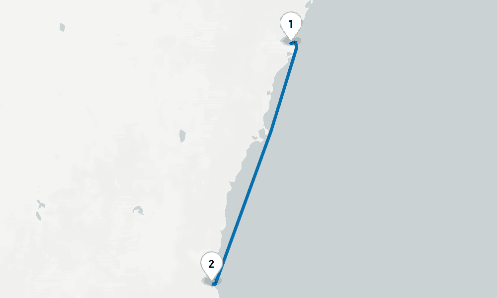 4 days, round-trip Sapphire Coast Seacation 5日間