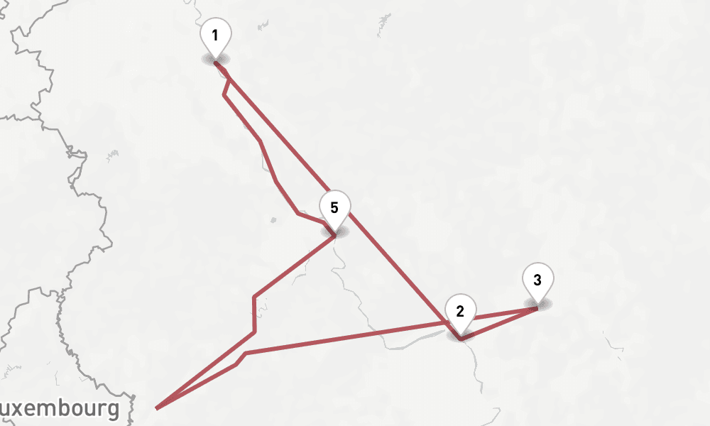 4 days, round-trip Rhine 5日間
