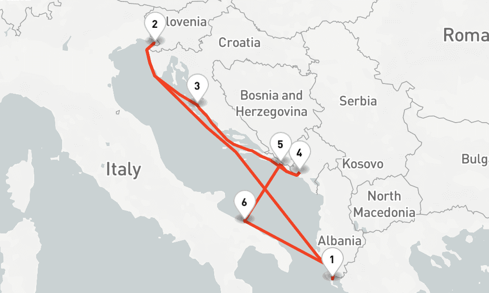 7 nights / 8 days, Corfu Island Round trip