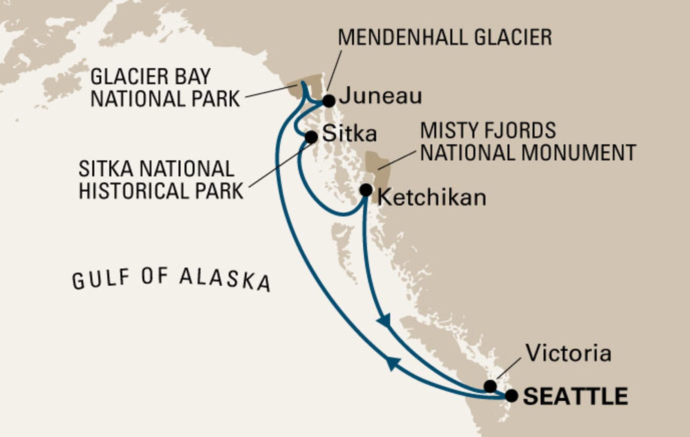 7 Night Alaska Explorer (Seattle Roundtrip)の写真