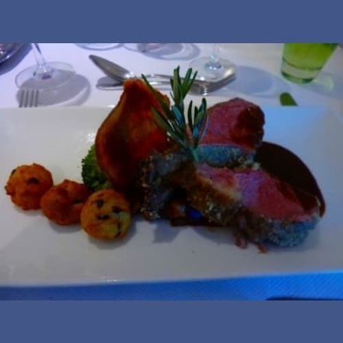 この日のディナーは大好きな仔羊。