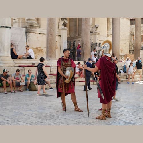 ローマ帝国時代の兵隊さんのコスプレ