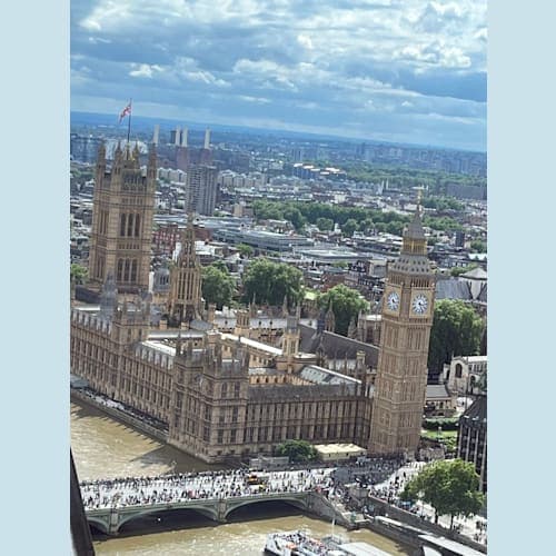 ロンドンアイからの景色。
上から見つけた驚きのパレード‼️
次の写真