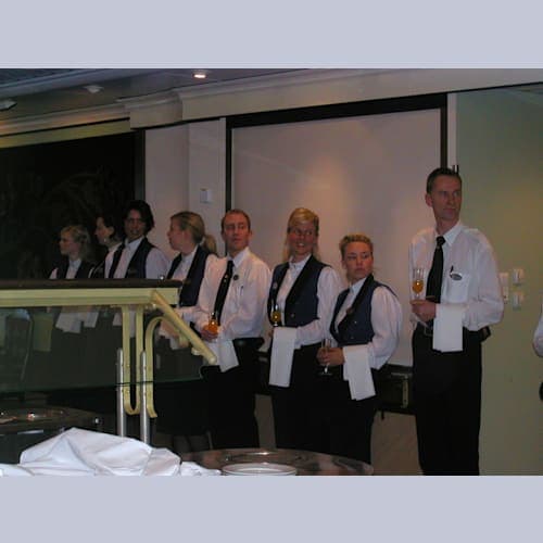 船長交代のセレモニー