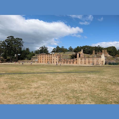 タスマニア島のかつての刑務所跡