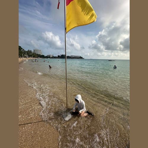 ヌメアのレモンビーチ。