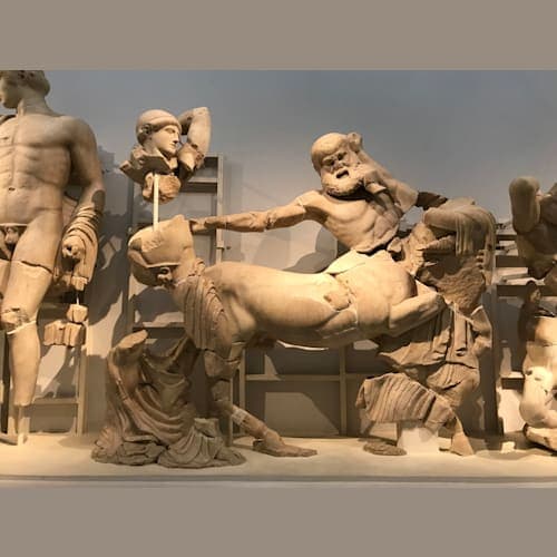 オリンピア遺跡の博物館