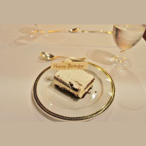 クルーズで迎える2回目の誕生日