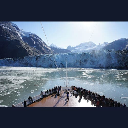 オブザベーションデッキからの氷河