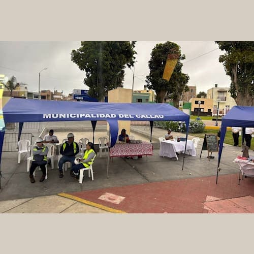 カヤオのシャトルバス乗り場