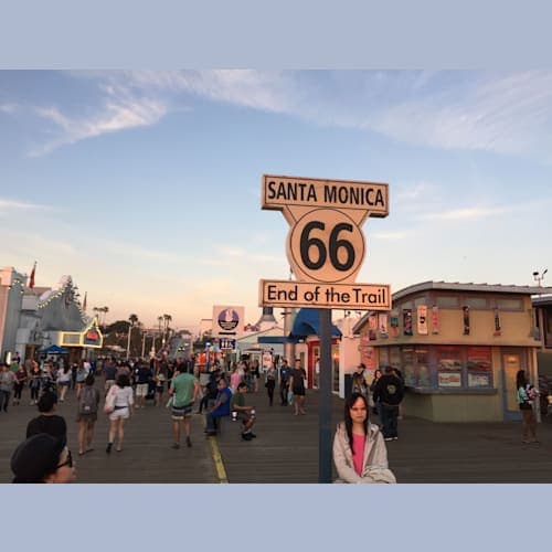 ルート66の終点!サンタモニカ。