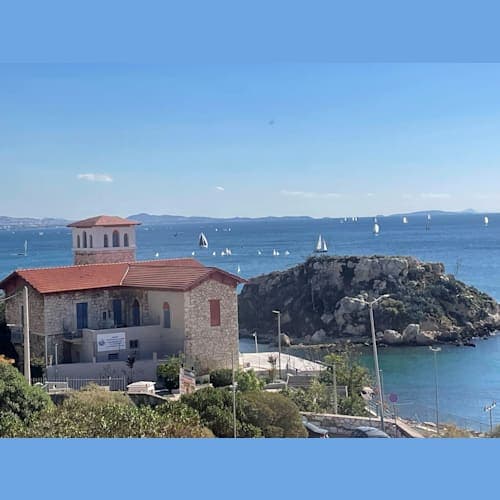 ピレウスのヨット。マリンスポーツが盛んです。