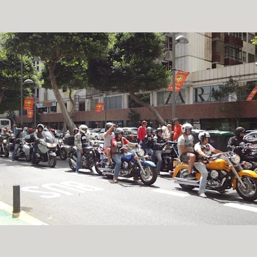 オートバイパレード ラスパルマス グランカナリー島 (スペイン)