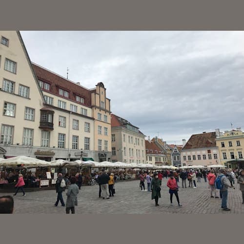 市街地広場での街路市