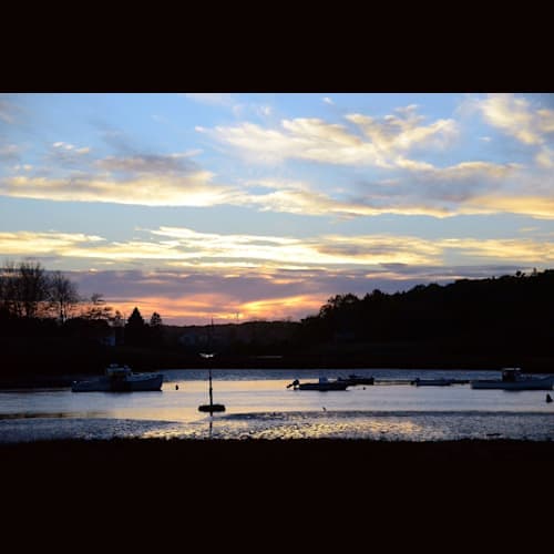 ケネバンクポートの夕暮れ