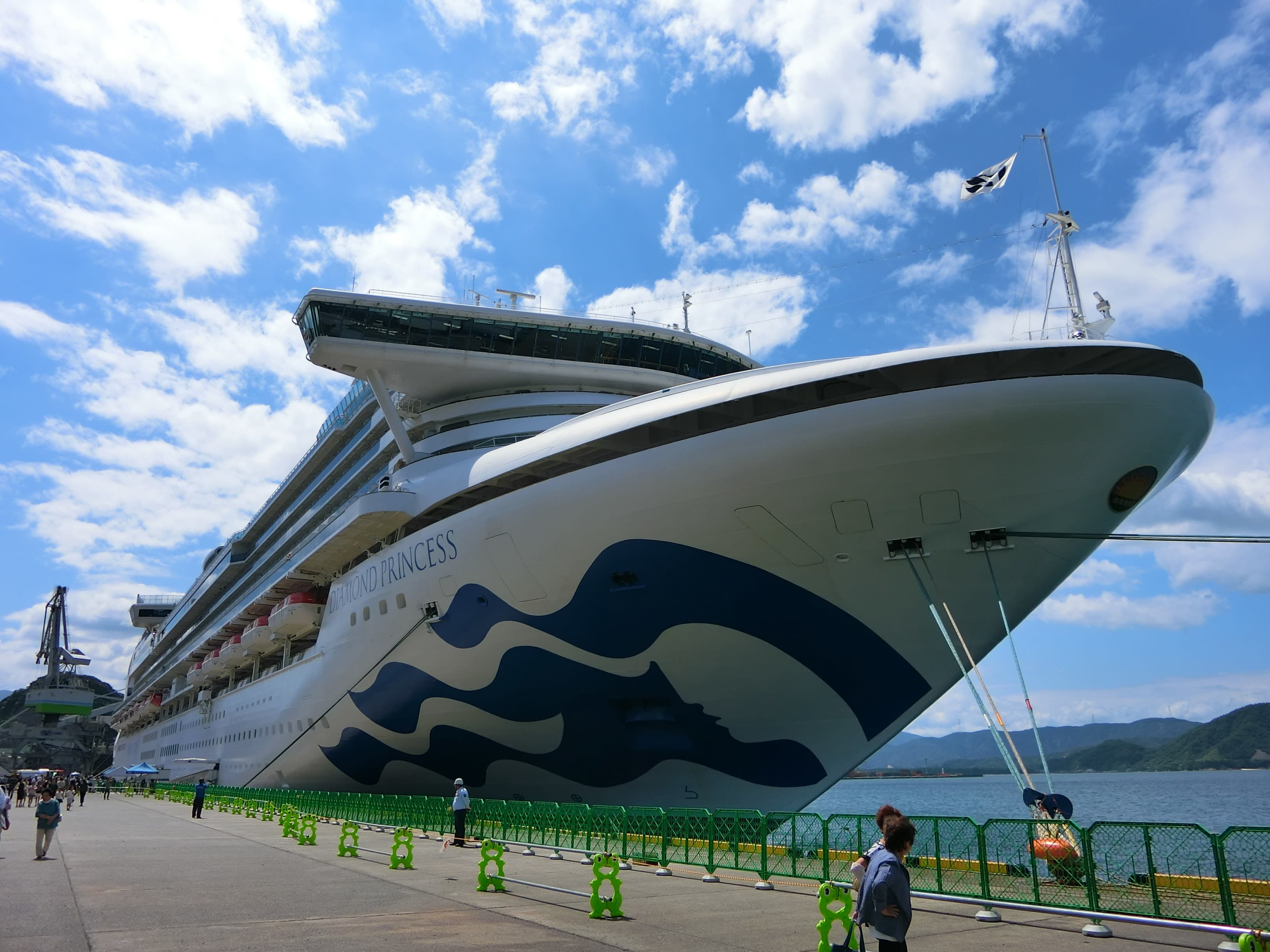 ダイヤモンドプリンセスの日程表・航路図