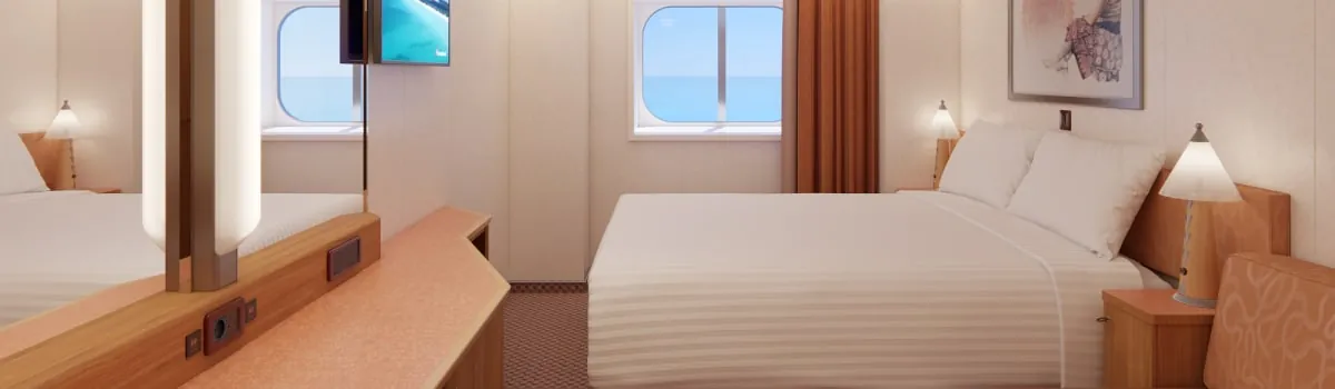 海側の客室