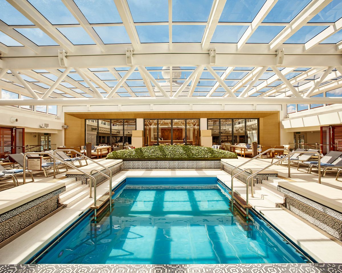 Main Pool with Retractable Roof
